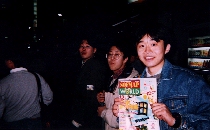 reporter of Windows95 festival / Akihabara-electric-city,Tokyo