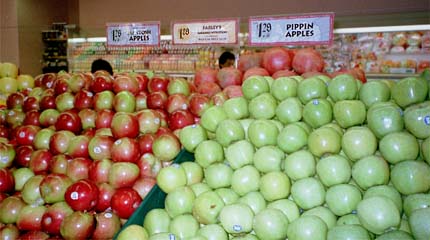 $1.29/b. NEW CROP McINTOSH APPLES GROWN IN CANADA