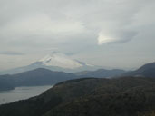 富士山と吊るし雲